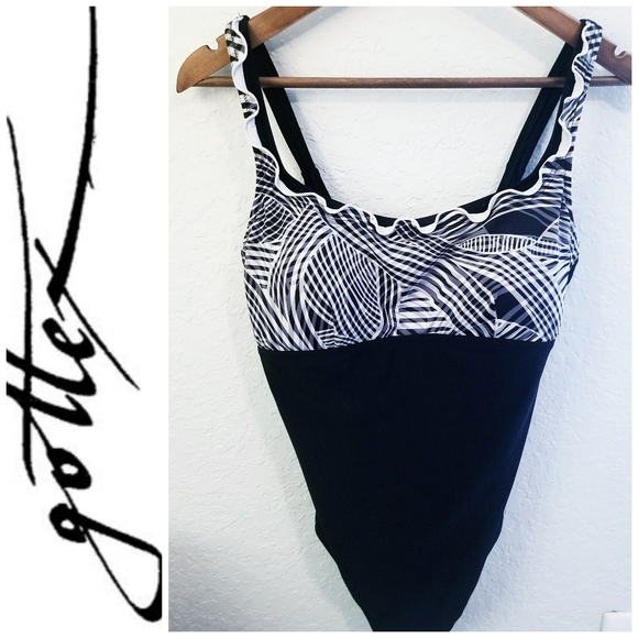 Profile By Gottex Other - One Piece Geo-Pattern Swimsuit | Profile by Gottex